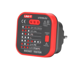 Uni-t Tester zásuviek UT07B
