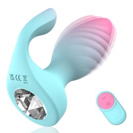 Superlove Dual Stimulation Vibrating Silicone Anal Gem