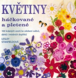 Květiny háčkované a pletené