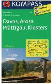 Davos - Arosa - Prättigau - Klosters 1 : 50 000