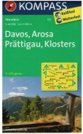 Davos - Arosa - Prättigau - Klosters 1 : 50 000 - cena, porovnanie