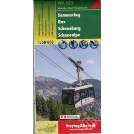 Semmering, Rax, Schneeberg, Schneealpe 1:50 000