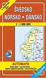Švédsko, Nórsko, Dánsko 1:1 000 000